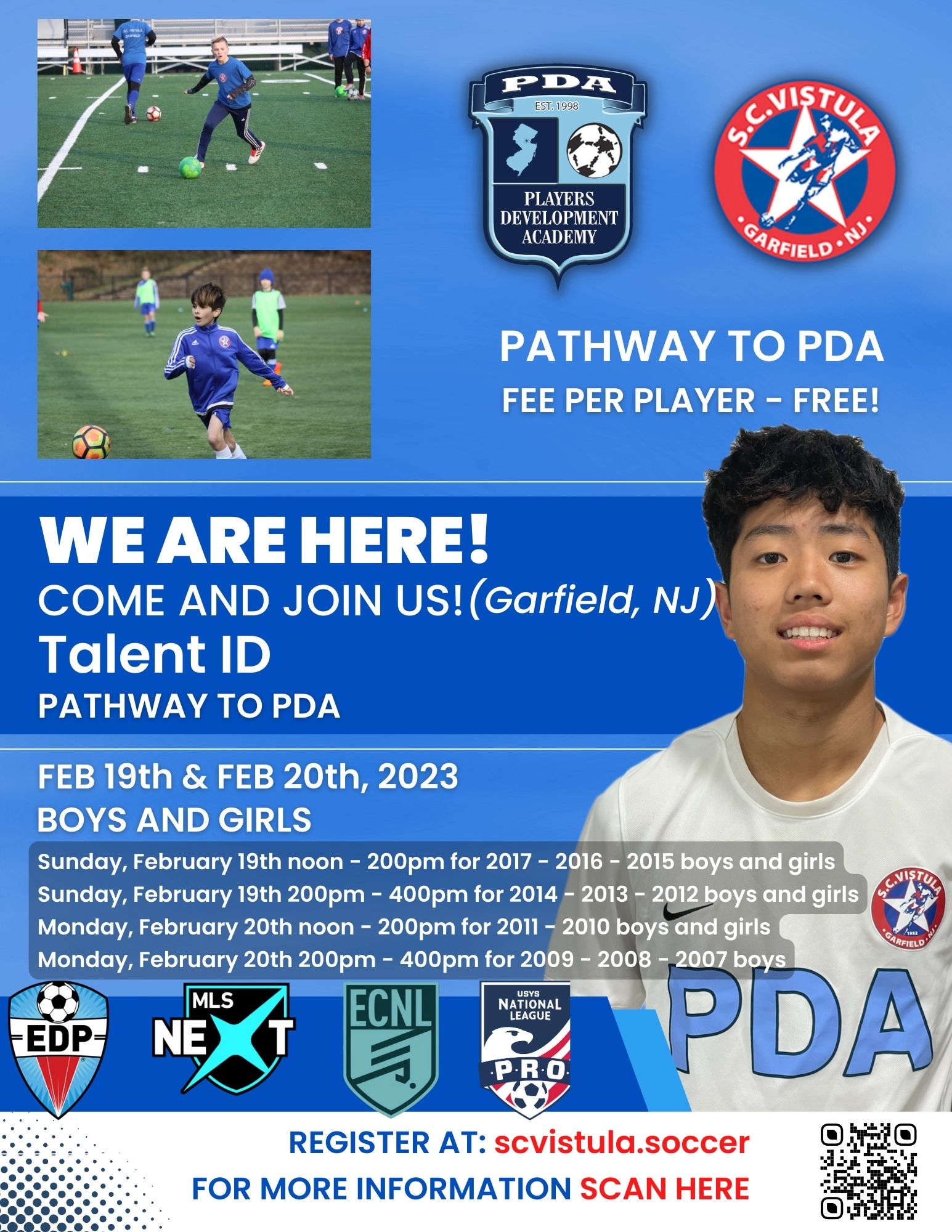 PDA / SC VISTULA is opening tryouts and opening pathway to PDA and